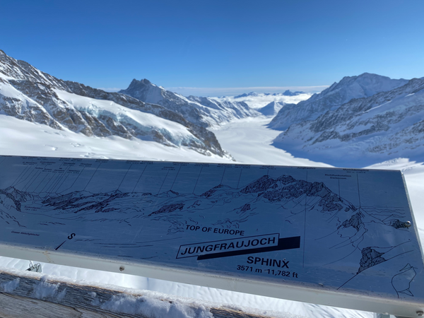 An astonishing journey to the Jungfraujoch