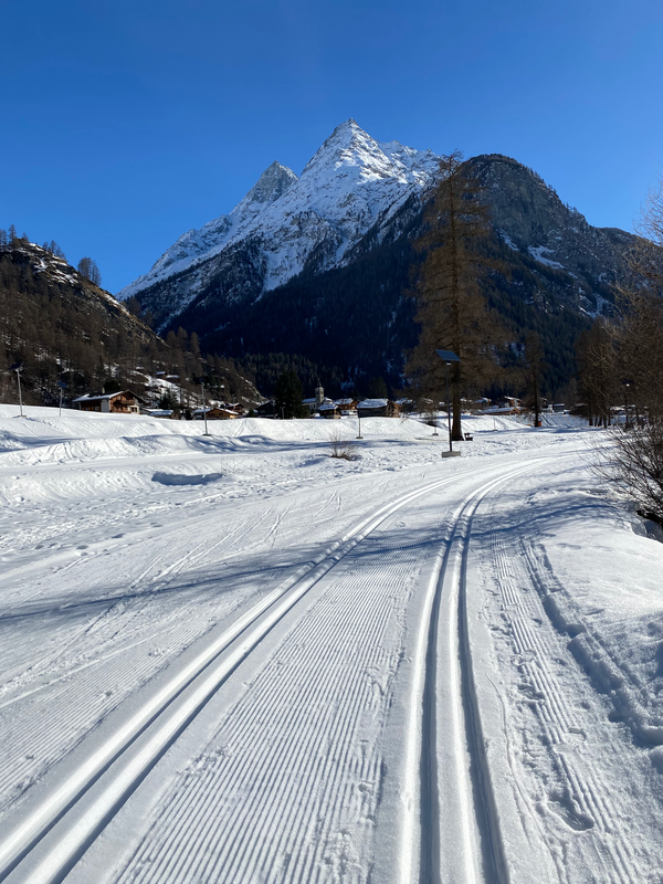 Cross-Country Skiing in Valais