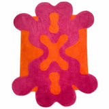 The Splat Rug Pink and Orange