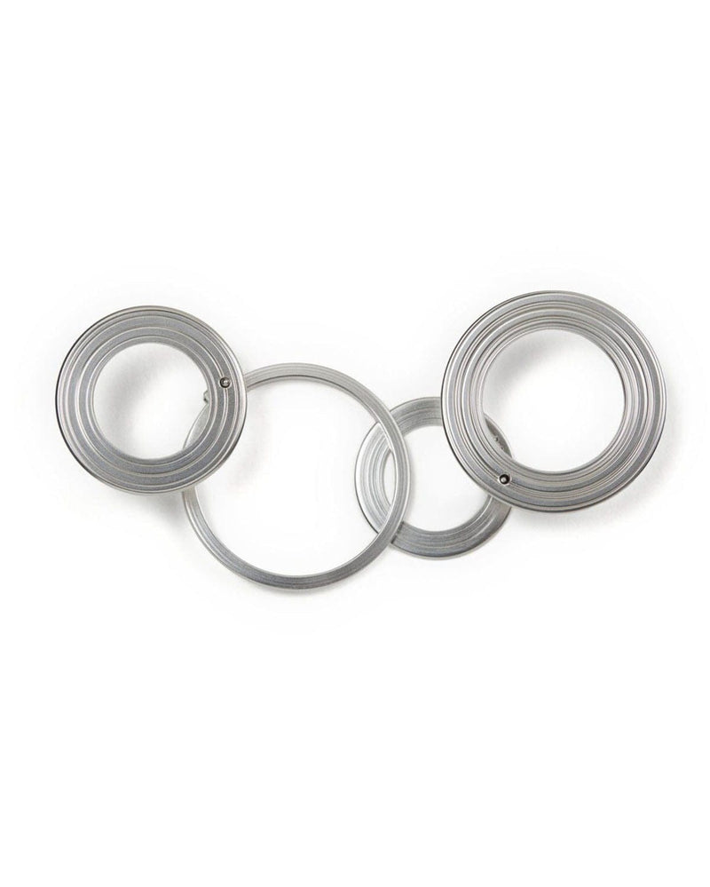 Orbit 4: Silver Earrings