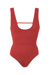 Margot Swimsuit in Red Salamander