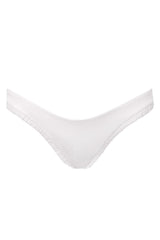 Rosie Bikini Bottom in Edelweiss White