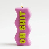 OH SHIT CANDLE PINK