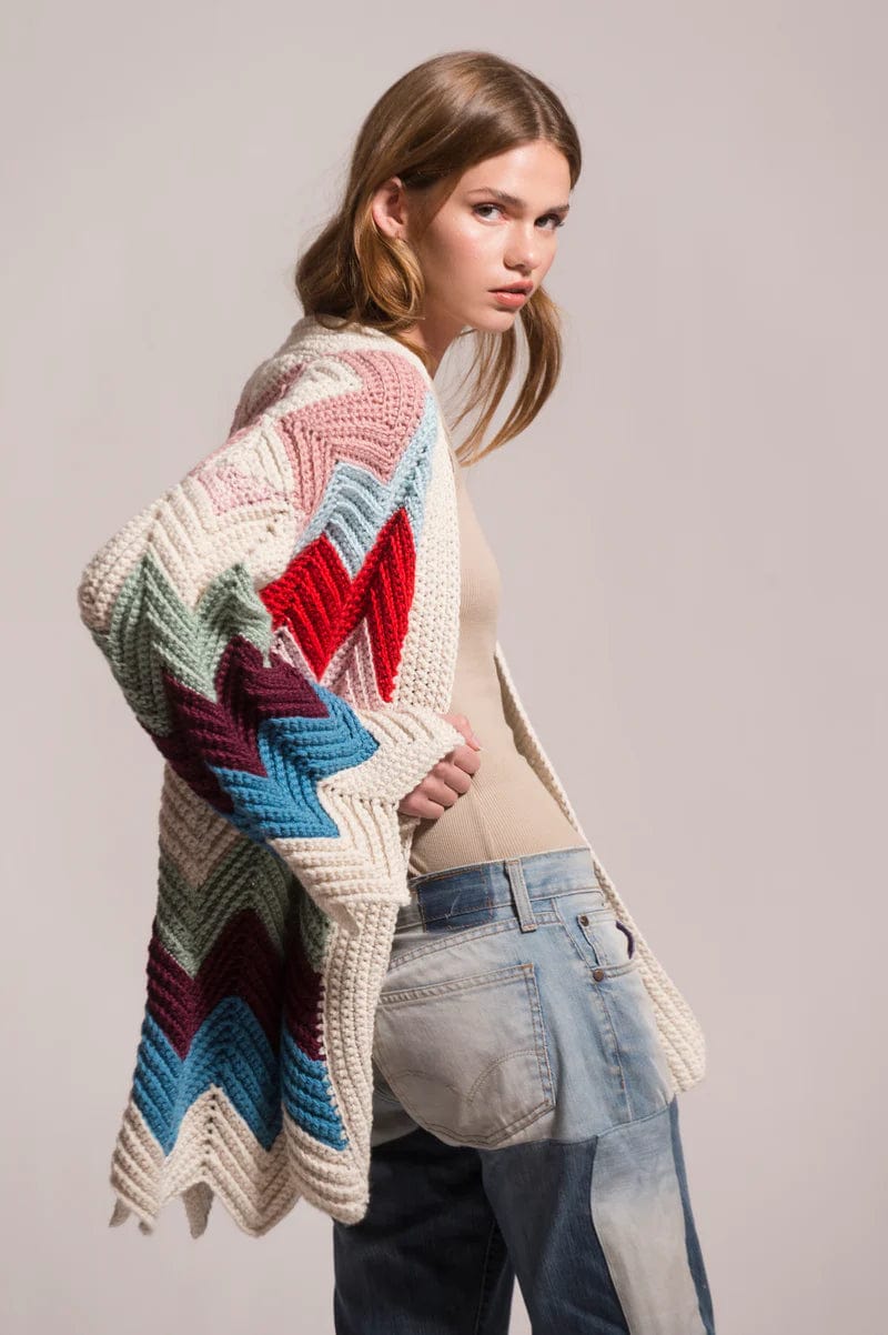 Ziggy hand-crocheted cardigan