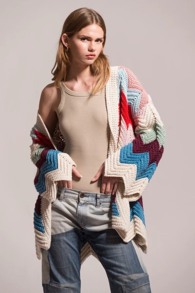 Ziggy hand-crocheted cardigan