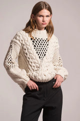 Daphne cable sweater