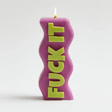 Fuck It Candle Purple