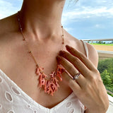 Coral Reef Necklace- Soft Peachy Coral