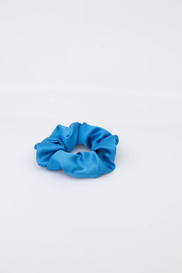 ICED BLUE Scrunchie, Medium Size