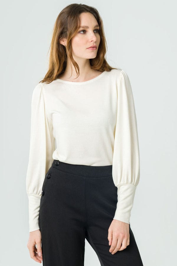 Freesia Sweater 100% Tencel in Off-White