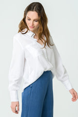 Kauri 100% Tencel Shirt in White