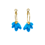 Boucles d'oreilles Mini Petal Stack - Turquoise