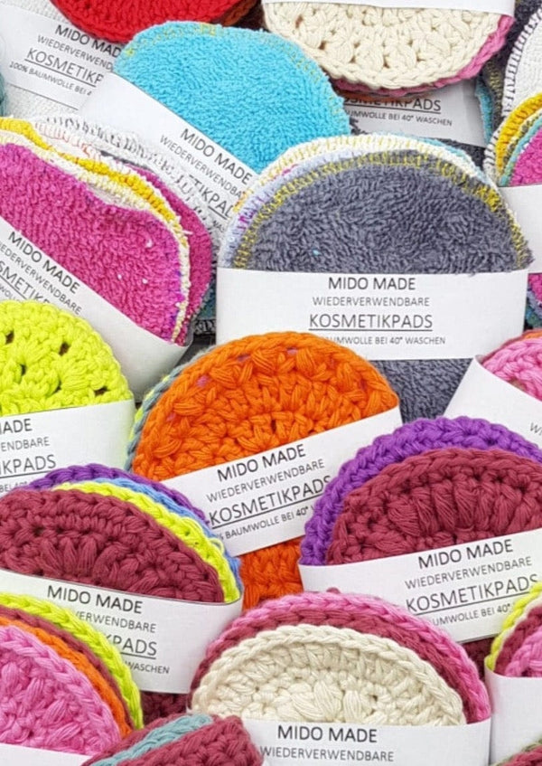 Colorful, Crocheted and Reusable Cosmetic Pads