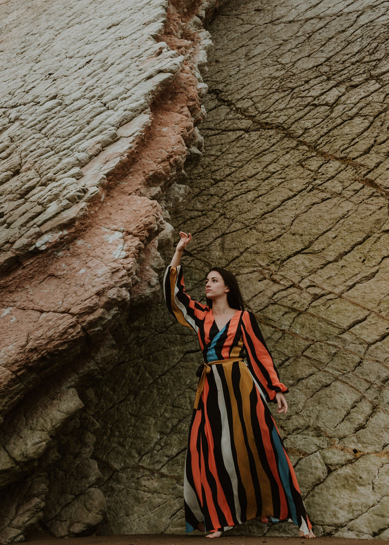 Beatrix Robe en Ecovero et Cupro - Fluidity