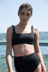 Violaine Econyl Sporty Bikini in Black