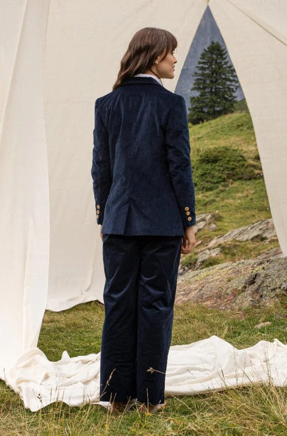 Kattla Organic Corduroy Suit Night Navy Blazer