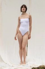 Soukaina Econyl Swimsuit - Creme White