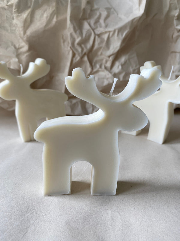 Reindeer Christmas Handmade Soy Wax Candle