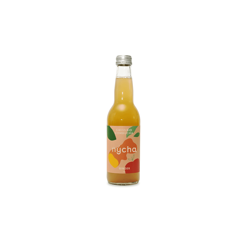 Refreshing Ginger Kombucha (16 bottles)