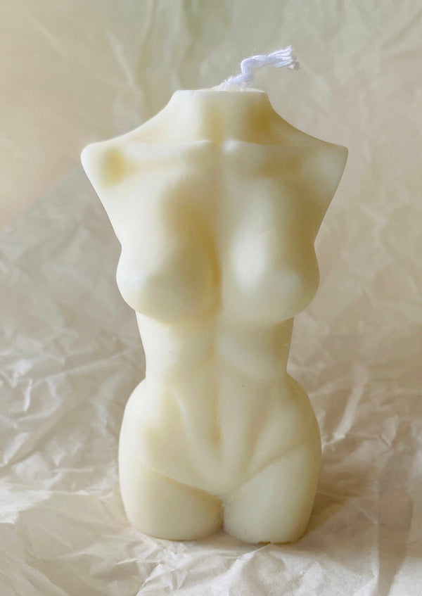 Woman Body Hand-Poured Soy Wax Candle