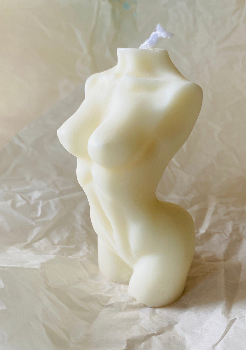 Woman Body Hand-Poured Soy Wax Candle