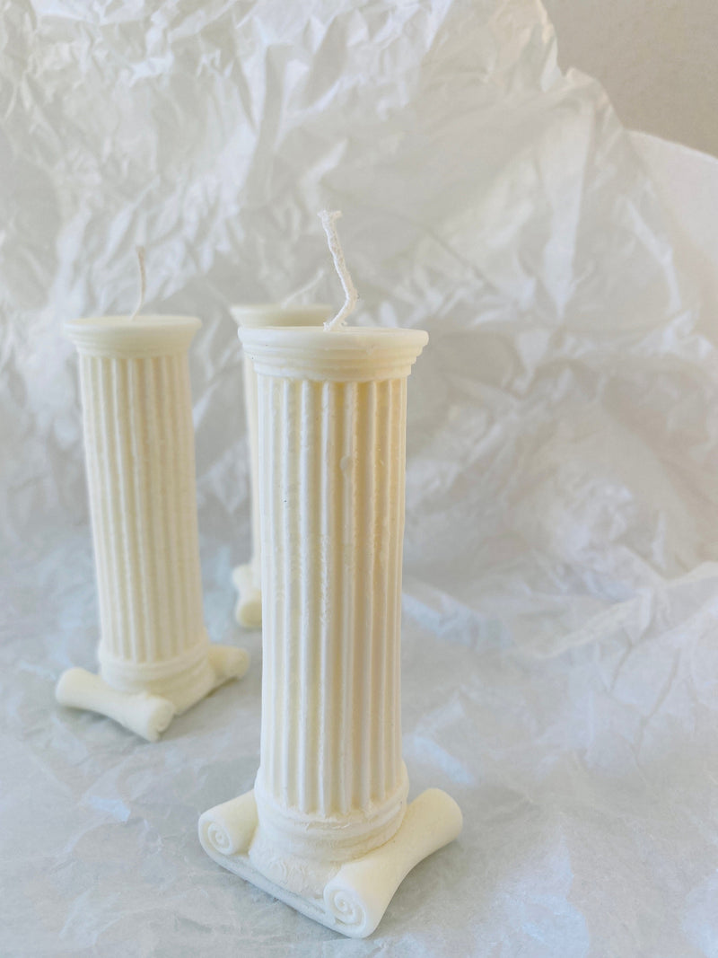 Greek Column Handmade Soy Wax Candle