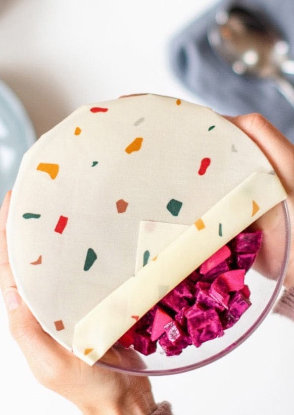 CERA Beeswax wrap in Colourful Pebbles
