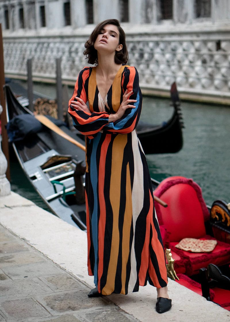 Beatrix Robe en Ecovero et Cupro - Fluidity