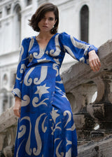 Beatrix Ecovero Picasso Blue Dress