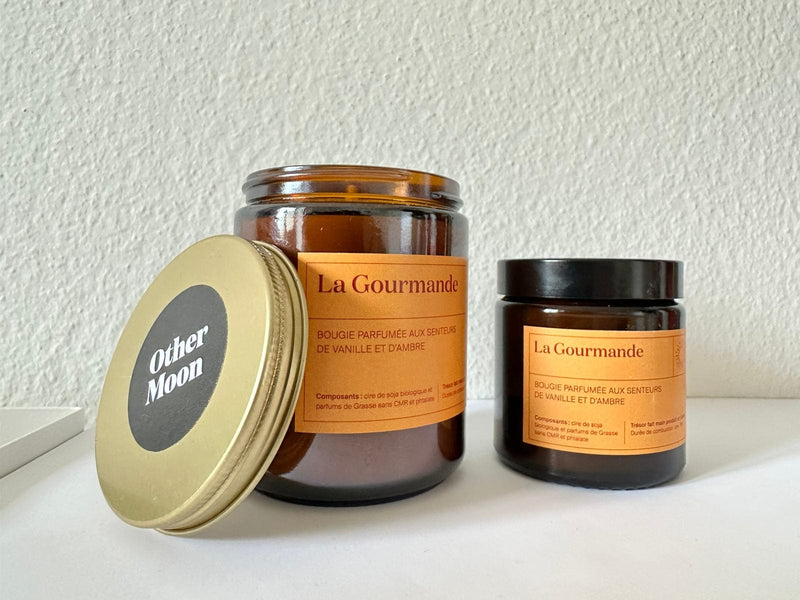 "La Gourmande" Amber and Vanilla Candle 120g
