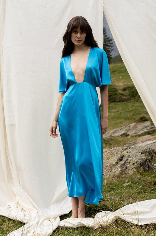 Charis Vegan Silk Dress 100% Recycled plastic